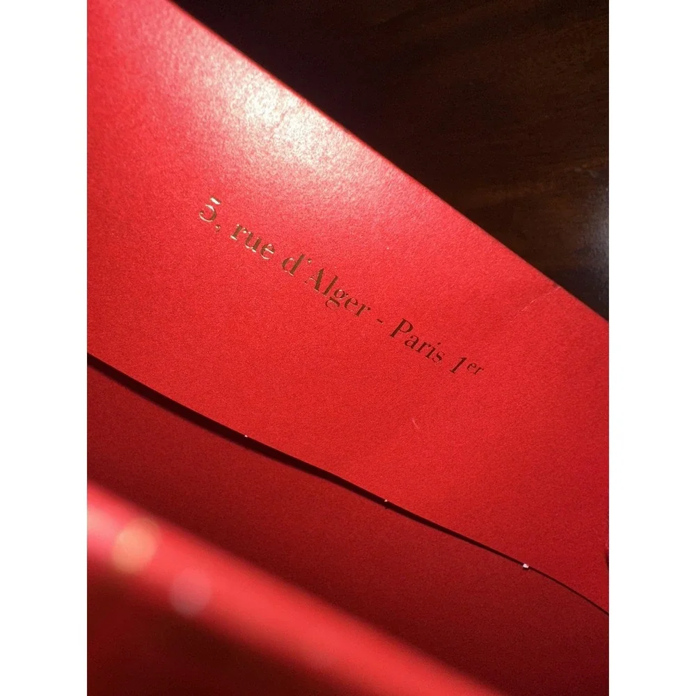 Maison Francis Kurkdjian Red Paper Shopping Gift Bag Medium Rope‎ Handles